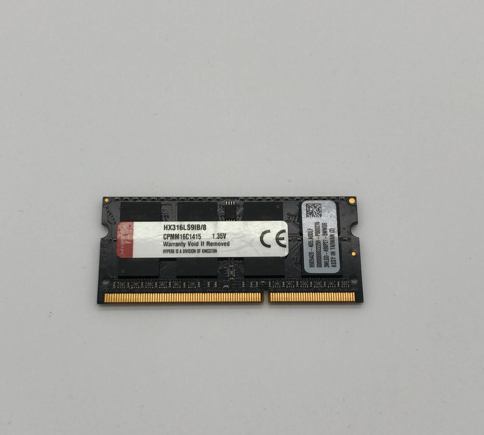 8 GB DDR3 SO-DIMM RAM - Laptop RAM - Kingston HyperX Impact HX316LS9IB/8 - PC3L-12800S (1600 MHz)