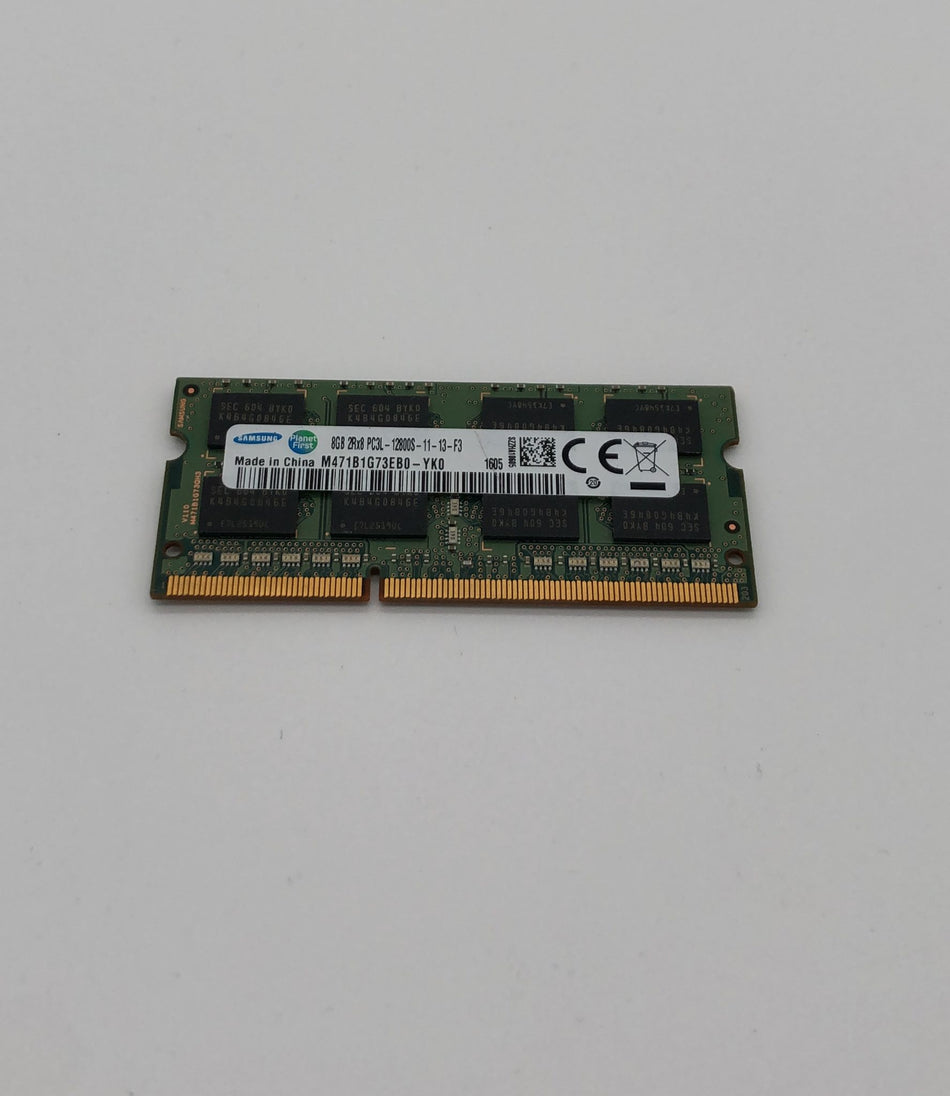 8 GB DDR3 SO-DIMM RAM - Laptop RAM - Samsung M471B1G73EB0-YK0 - 2Rx8 - PC3L-12800S