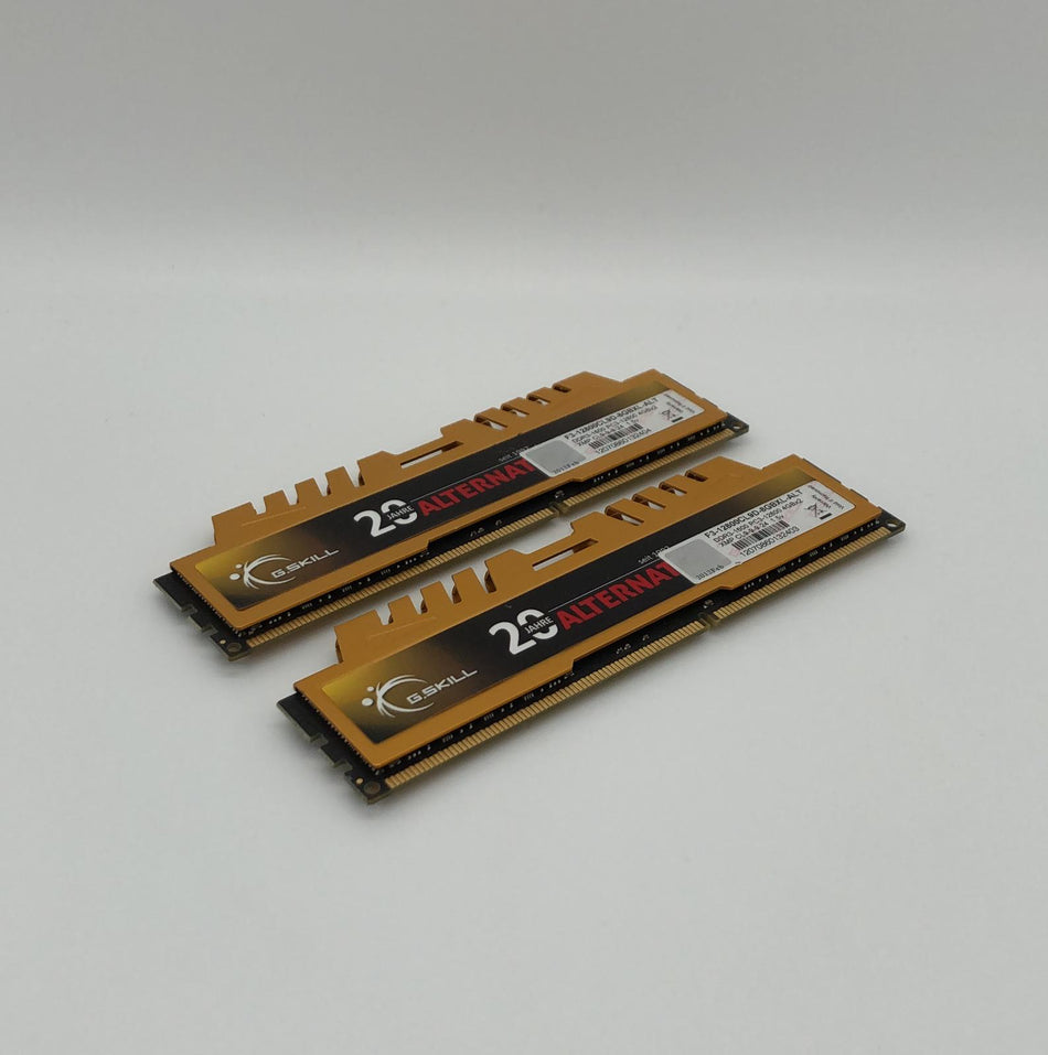 8GB (2x4GB) DDR3 UDIMM RAM - G.Skill F3-12800CL9D-8GBXL-ALT - DDR3 1600 MHz - PC3-12800