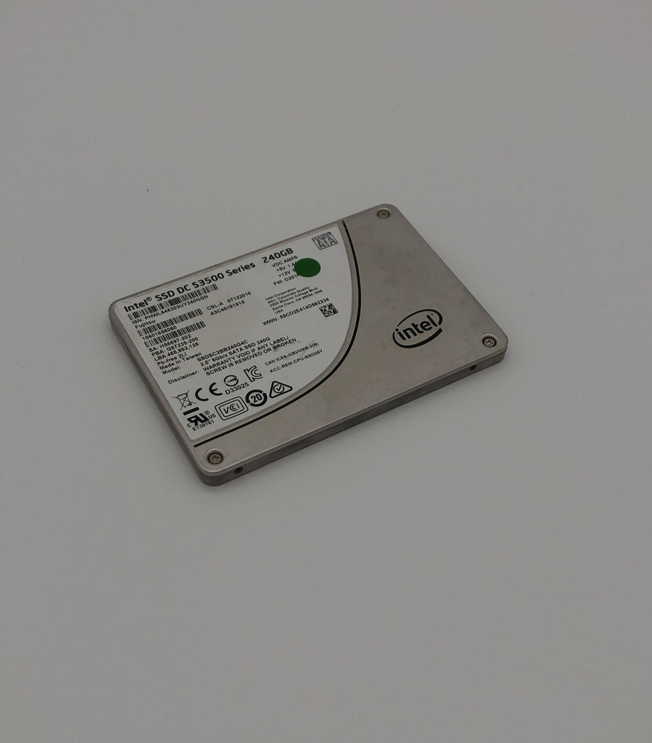 240 GB SSD Festplatte - Intel SSD DC S3500 - Intel SSDSC2BB240G4C - 240 GB - 2,5" SSD
