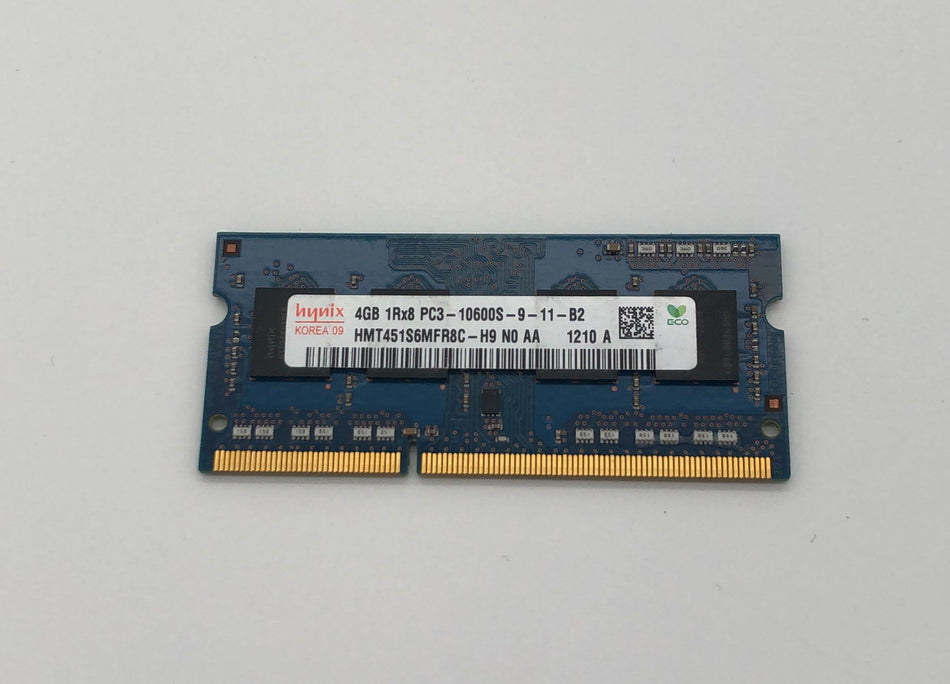 4 GB DDR3 SO-DIMM RAM - Laptop RAM - Hynix HMT451S6MFR8C-H9 - 1Rx8 PC3-10600S