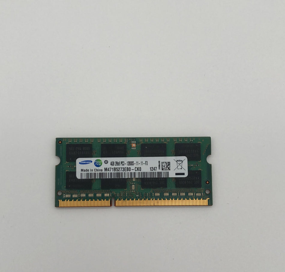 4 GB DDR3 SO-DIMM RAM - Laptop RAM - Samsung M471B5273EB0-CK0 - 2Rx8 PC3-12800S