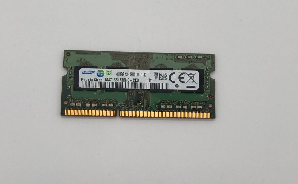 4 GB DDR3 SO-DIMM RAM - Laptop RAM - Samsung M471B5173BH0-CK0 - 1Rx8 PC3-12800S