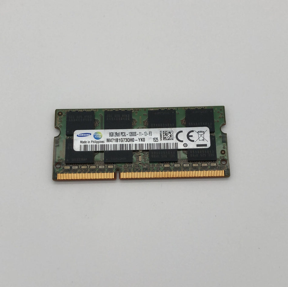 8 GB DDR3 SO-DIMM RAM - Laptop RAM - Samsung M471B1G73QH0-YK0 - 2Rx8 - PC3L-12800S