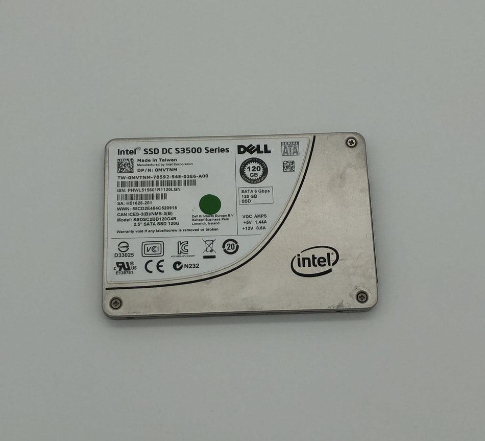 120 GB SSD Festplatte - Intel SSD DC S3500 - 120 GB - 2,5" SSD