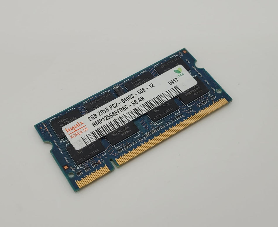 2GB DDR2 SO-DIMM RAM - Laptop RAM - Hynix HMP125S6EFR8C-S6 - 2Rx8 - PC2-6400S
