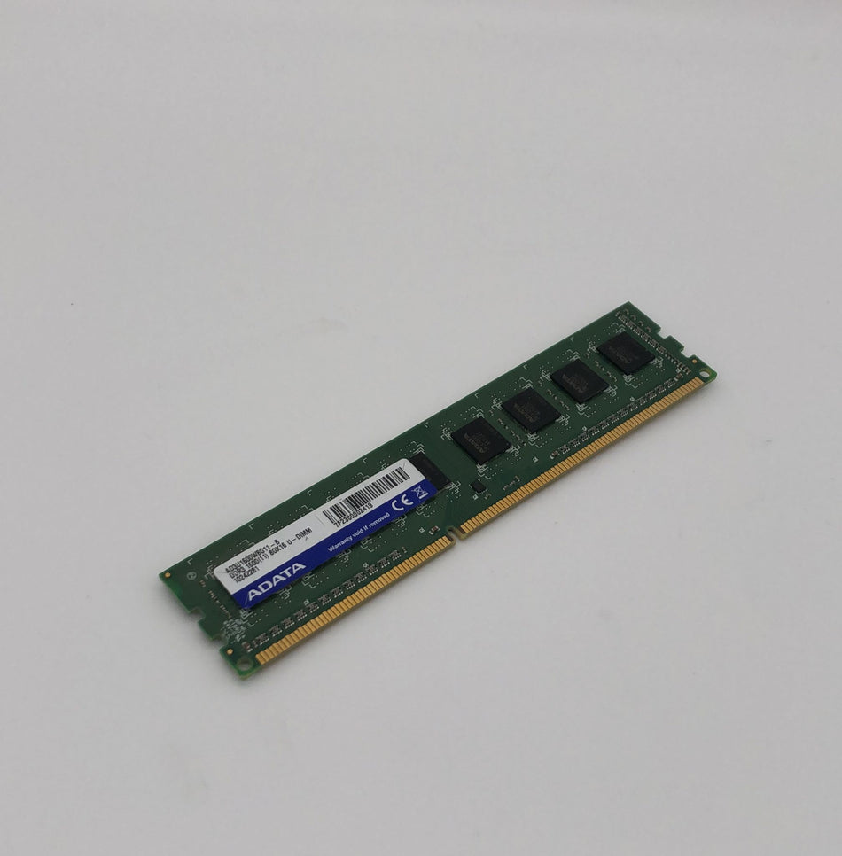 8GB DDR3 UDIMM RAM - ADATA AD3U1600W8G11-B - DDR3 1600 MHz - PC3-12800U