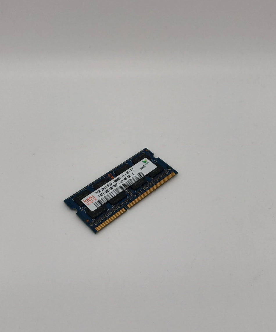 2 GB DDR3 SO-DIMM RAM - Laptop RAM - Hynix HMT125S6BFR8C-G7 - 2Rx8 - PC3-8500S
